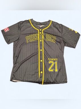 Puerto Rico Clemente #21 jersey